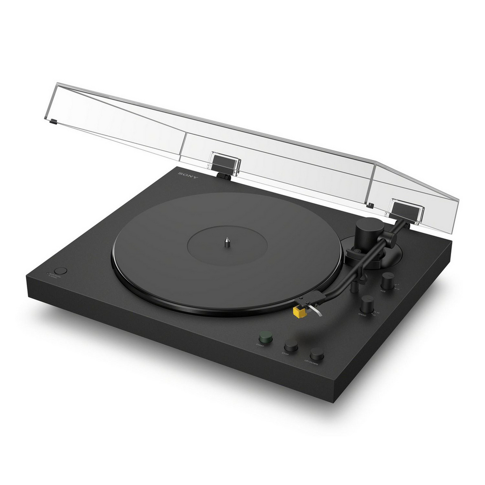 Sony PSLX5BT.CEK Fully Automatic Belt Drive Wireless Bluetooth Turntable with Auto Playback Pure Black